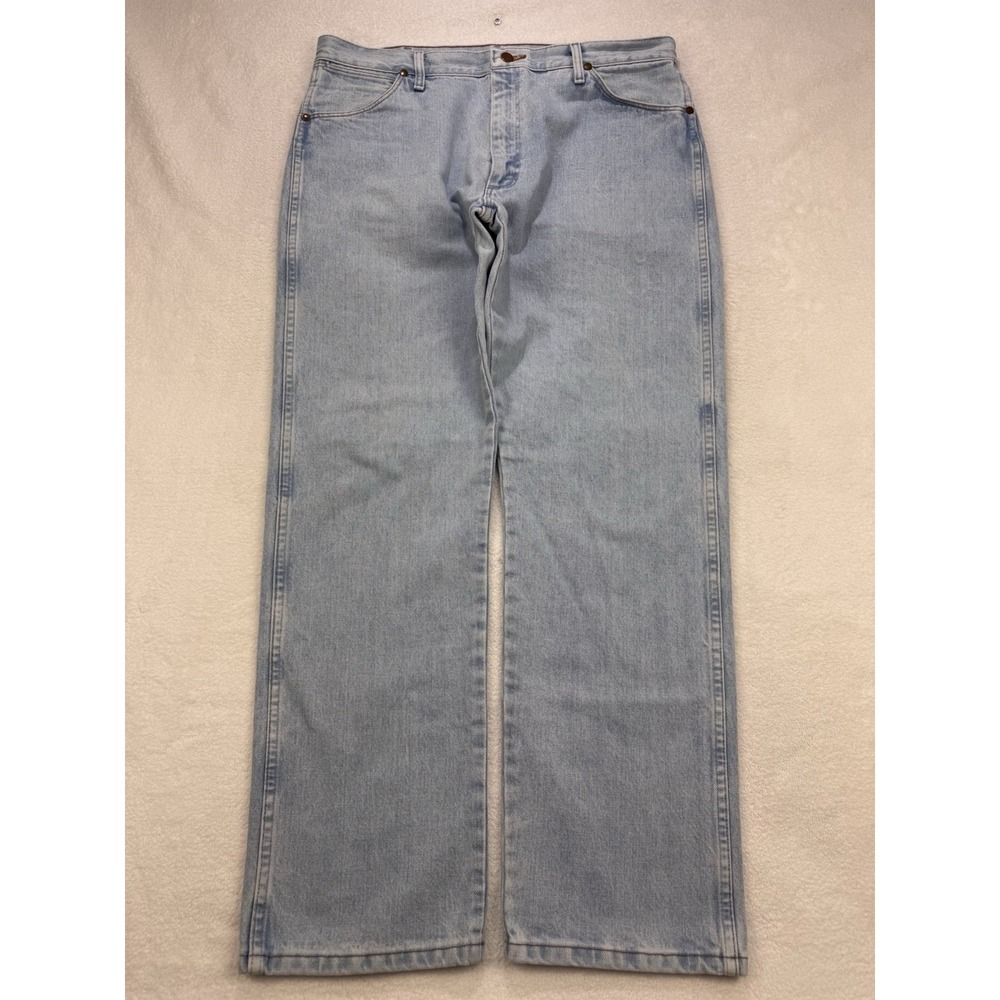 Wrangler Cowboy Cut Jeans Men 36x32 Blue 13MWZ‎ Straight GH Denim